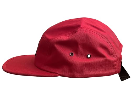 Gravity Outdoor Co. 5 Panel Hat - color: Red/Black