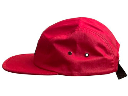 Gravity Outdoor Co. 5 Panel Hat - color: Red/Black