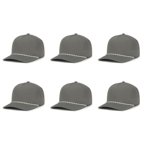 Outdoor Cap OC551 Mesh Back 5-Panel Hat – Bulk Packs Available, One Size - color: Charcoal
