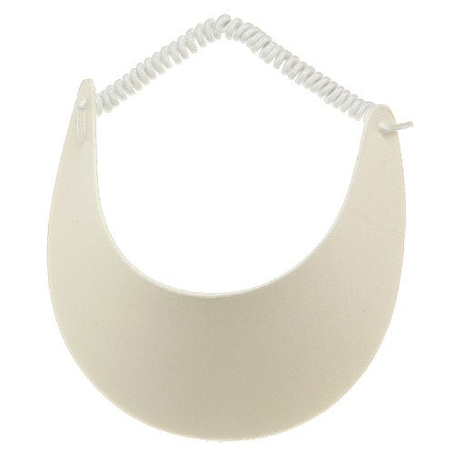 e4Hats.com Fabric Foam Visor - color: White