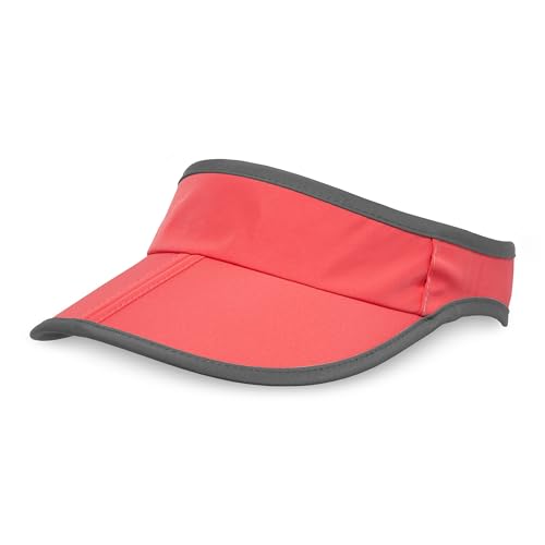 Sunday Afternoons Aero Visor - color: Coral, size: Medium-Large