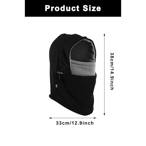 Balaclava Ski Mask for Men Women - Winter Thermal Face Mask Neck Gaiter