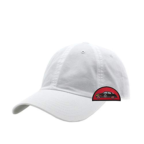 Washed Canvas Combed Cotton Unstructured Soft Crown Adjustable Dad Hat Baseball Cap - color: White 96r