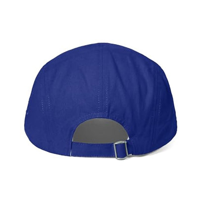 Croogo 5 Panel Short Brim Cotton Baseball Cap Adjustable Hat for Men - color: Royalblue