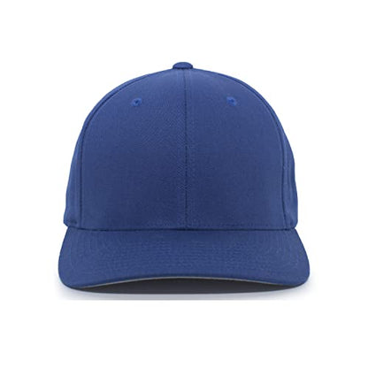 Pacific Headwear Unisex Adult Twill Stretchfit Cap - color: Royal, size: Large