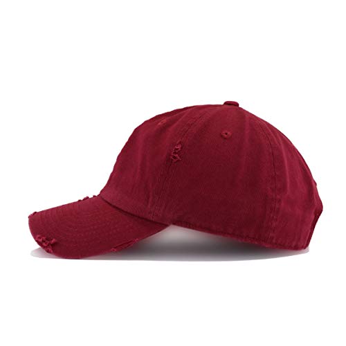 Green Alien Vintage Baseball Cap Embroidered Cotton Adjustable Distressed Dad Hat - color: Maroon