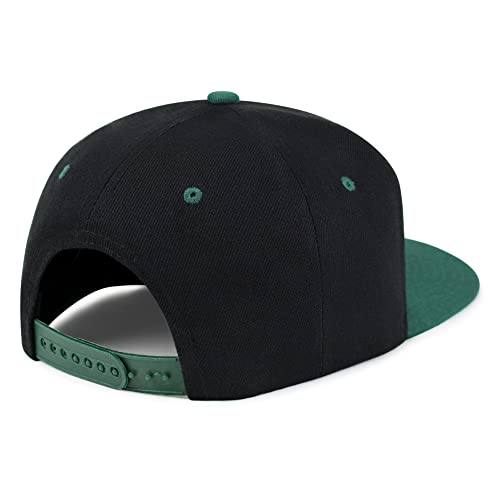 JPAK Banana Fruit Hip-Hop Snapback Hat Embroidered Baseball Cap Monkey - color: 17. Black/Green