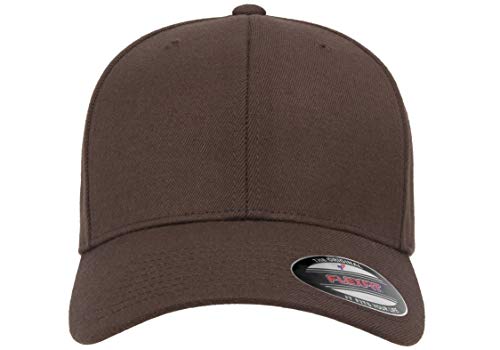 Flexfit Men's Wool Blend Athletic Hat - color: Brown, size: Small-Medium