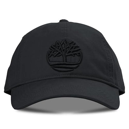 Timberland Soundview Baseball Cap for Boys 7-14, Cotton Canvas, Adjustable, Lightweight & Durable, One Size - color: Black