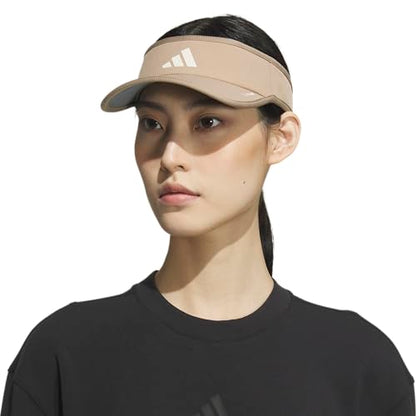 adidas Womens Superlite 3 Visor Casual - Black - color: Chalky Brown/White/3