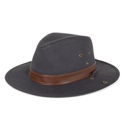 TOP-EX Aussie Safari Sun Hat for Men & Women, UPF 50+ Wide Brim, M-XXL Fit - color: Charcoal Gray, size: Medium