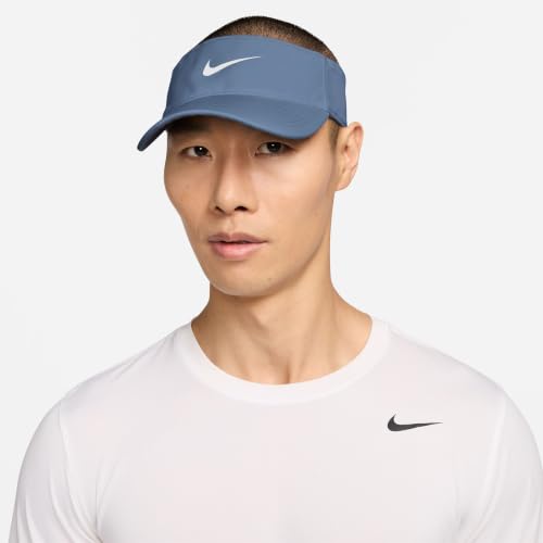 Nike Unisex Apex Swoosh Bucket Hat | Mens and Womens - color: Work Blue/Anthracite/White, size: One Size
