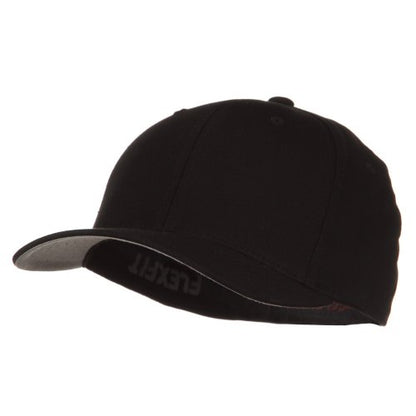 V-Flexible Cotton Twill Cap - color: Black, size: Large-X-Large