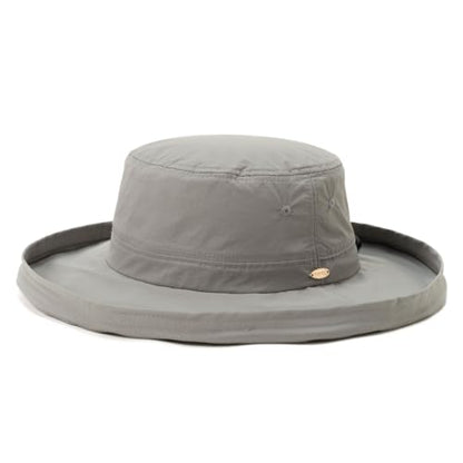 TOP-EX UVCoolix Women's UPF 50+ Wide Brim Cooling Sun Hat - color: Grey, size: X-Large