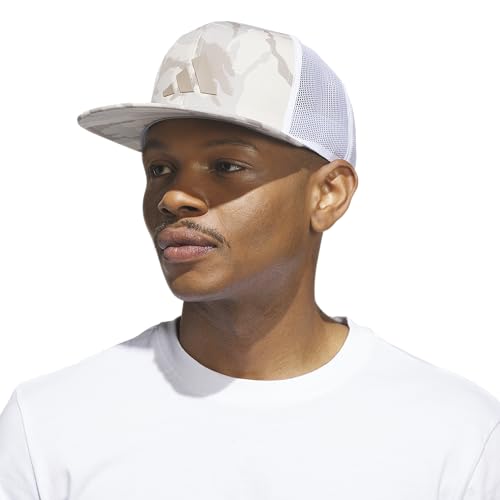 adidas Men's Trucker Hat - color: Camouflage Crystal Linen/Chalky Brown/White/Camo