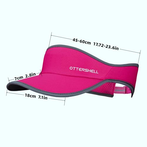 Running Visor Hat for Men Women - color: Neon Yellow