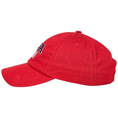 E BY ELIDAN USA Hat, Embroidered American Flag Baseball Cap for Men Women - color: Red