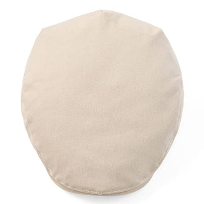 STARANCE Men Thin Cotton Gatsby Newsboy Cap - color: Khaki, size: 7 1/2