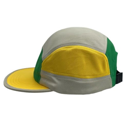 FASHIXD 5 Panel Hats for Men Baseball Cap Outdoor Sports Running Cap - color: Green/Grey
