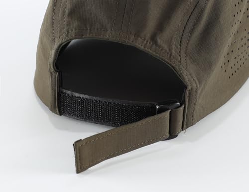 Home Prefer Mens Womens UPF50+ Quick Dry Sun Hat Lite UV Protection Hat Baseball Caps Golf Cycling Fishing Sports Running Hat - color: Army Green