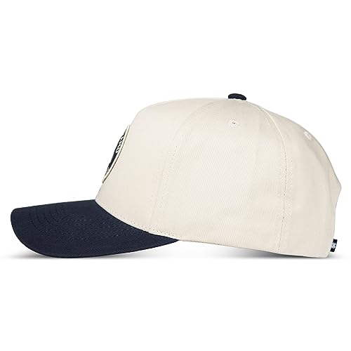 Lucky Brand Classic Cotton Adjustable | Dad Hat | Baseball Cap | Golf | Fishing | Low Profile | 5 Panel Design - color: Mfg Co Patch - Ivory