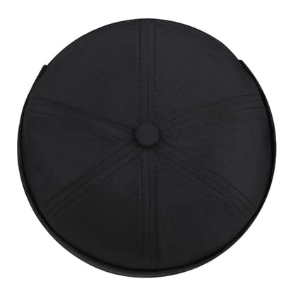 Quick Dry Brimless Hat for Men Women Ultra-Thin Breathable Rolled Cuff Docker Cap Harbour Beanie Hats Landlord Hat K338 - color: Dark Gray