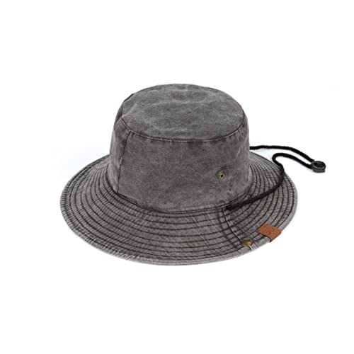 C.C Cotton Bucket Waterproof Reflective Holographic Bucket Hat (BK-773,775,776,777,778,785,925,929,3906,3920,3923,KB-004) - color: Camo Button Up-black