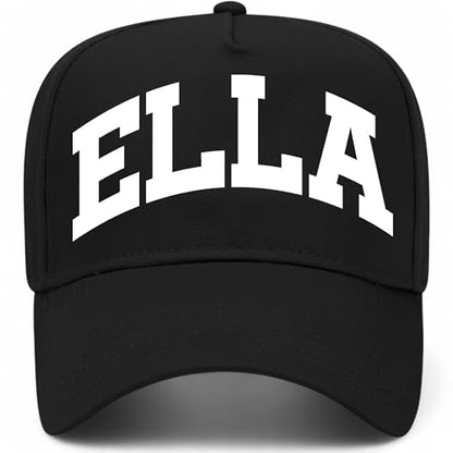Ella Collegiate Hat - color: Black
