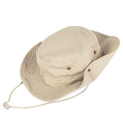 Sun Hats for Men Women Bucket Hat UPF 50+ Boonie Hat Foldable UV Protection Hiking Beach Fishing Summer Safari - color: 1pack-beige