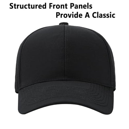 Quick Dry Trucker Hat for Men & Women Workouts Hats - color: Black