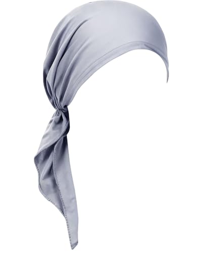 Chemo Headwear for Women Pre-Tied Head Scarf Coverings Scarves - color: Grey