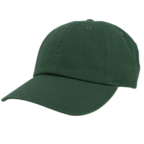 Gelante Baseball Cap Dad Hat 100% Cotton Polo Style Plain Blank Adjustable Size. - color: Dark Green