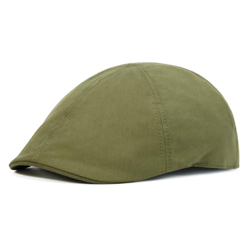 Toddler Cotton Ivy Newsboy Cap - color: Army Green, size: 4-5T