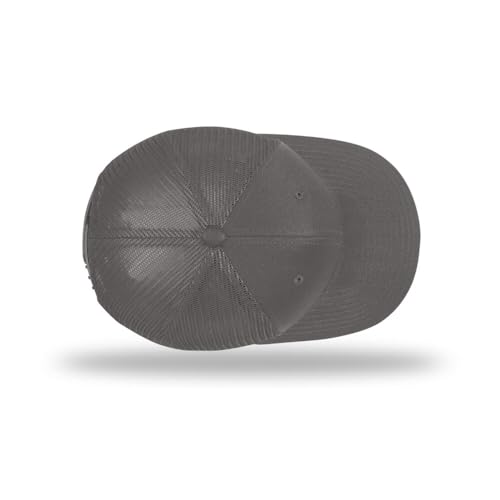Richardson 112 Classic Six-Panel Adjustable Snapback Trucker Cap - color: Charcoal