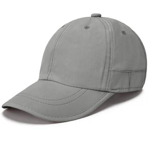 ZOORON Soft Brim Baseball Cap Low Profile Unstructured Dad Hat, Adjustable Washer Friendly Sport Hats for Golf Running - color: 1pack-dark Gray