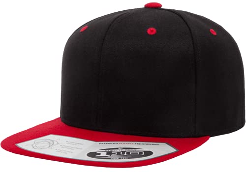 Flexfit Men's 110 Classic Snapback - color: Black/Red