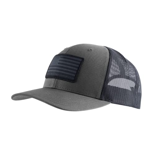 Magpul Trucker Hat Snap Back Baseball Cap, One Size Fits Most - color: Standard Patch Charcoal/Black