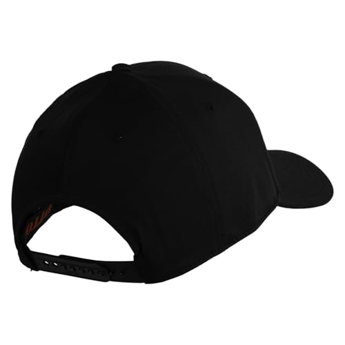 e4Hats.com 6 Panel Low Profile Structured Baseball Cap - color: Black