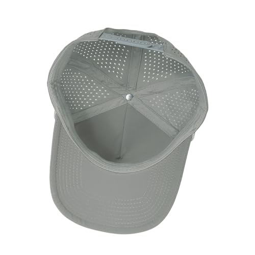 HH HOFNEN Quick Dry Baseball Cap Snapback Golf Trucker Hat for Men Women - color: #1 Gray
