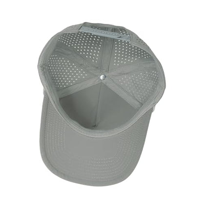 HH HOFNEN Quick Dry Baseball Cap Snapback Golf Trucker Hat for Men Women - color: #1 Gray