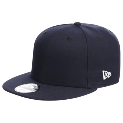 New Era Blank Custom 59FIFTY Fitted Flat Bill Cap - color: Navy, size: One Size