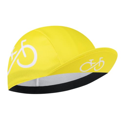 Cycling Cap for Man and Woman Cycling Hat Under Helmet-Polyester Breathable Sweat Absorbent - color: Go-33