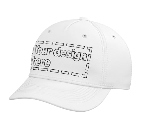 Custom Adult Baseball Hat - color: White