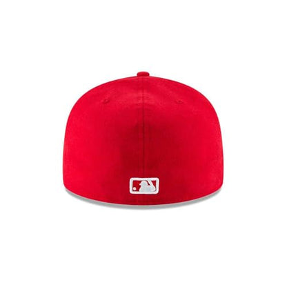 New Era MLB Unisex-Adult New York Yankees - color: Scarlet/White, size: 7 3/8