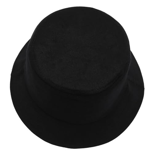 Bucket Hat Beach Sun Hat Fishing Hat for Women Men, Summer Outdoor Travel Packable Fisherman Hat - color: Black