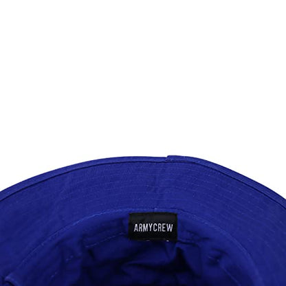 Armycrew Big Oversized Jungle Boonie Bucket Hat with Chin String Fits Upto XXXL - color: Royal Navy, size: XX-Large-3X-Large
