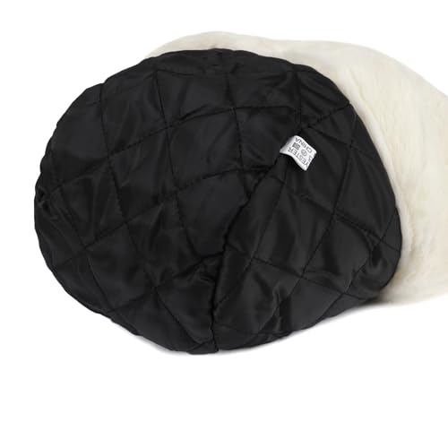 Womens Faux Fur Fuzzy Trapper Hat Winter Ear Flap Trooper Aviator Hat - color: White