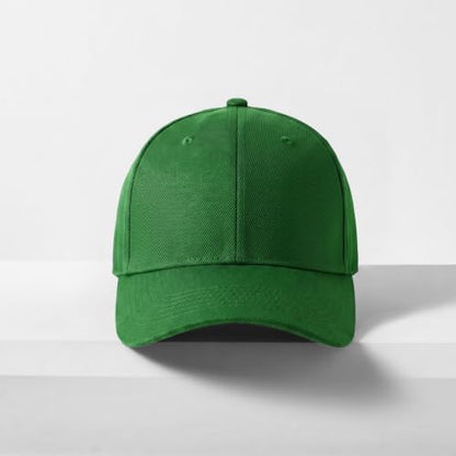 2-Pack Classic Structured Baseball Cap Adjustable Snapback Ball Caps - color: Kelly Green