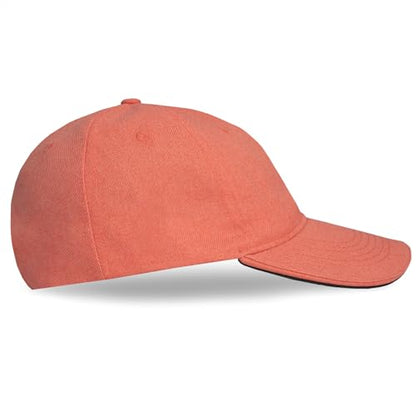 Headsweats Dad Hat – Men's Embroidered Twill Baseball Cap, Adjustable Strapback, Lightweight, Breathable - color: Coral/Airplane