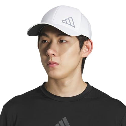 adidas Men's Showcase Snapback Hat - color: White/Grey/Black